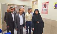 بازدید فرماندار همدان از مرکز خدمات جامع سلامت شهداء