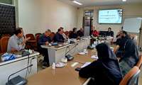 برگزاری مانور دور میزی کمیته بهداشت و درمان ستاد هماهنگی اربعین حسینی در همدان