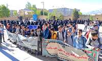 همایش پیاده روی هفته سلامت در روستای یکن آباد