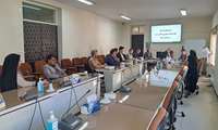 تمرین دورمیزی تدوین سناریو درحوادث و بلایا در مرکز بهداشت همدان
