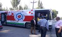 بازدید دکتر خیراندیش در روز جمعه از ایستگاههای موقت سنجش فشارخون