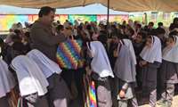 طرح توزیع اقلام بهداشتی ورزشی در مدرسه مروج سلامت شهید رجایی جورقان