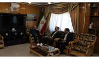 دیدار و گفتگوی صمیمانه دکتر حیدری مقدم و دکتر خیراندیش با فرماندار شهرستان همدان